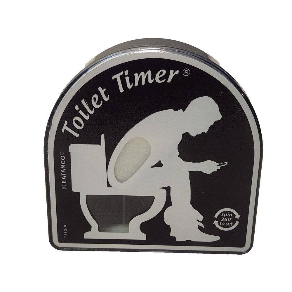 Toilet Timer Funny 5-Minute Gag Gift Sand Hour-Glass Type Time Countdown